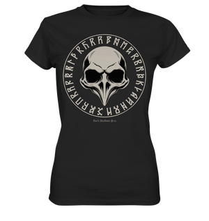 Nordic Raven Skull – Mystisches Design für Fans nordischer Ästhetik - Ladies Premium Shirt | Lady - Shirts | Dark Shadows Arts