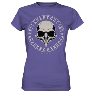 Nordic Raven Skull – Mystisches Design für Fans nordischer Ästhetik - Ladies Premium Shirt | Lady - Shirts | Dark Shadows Arts