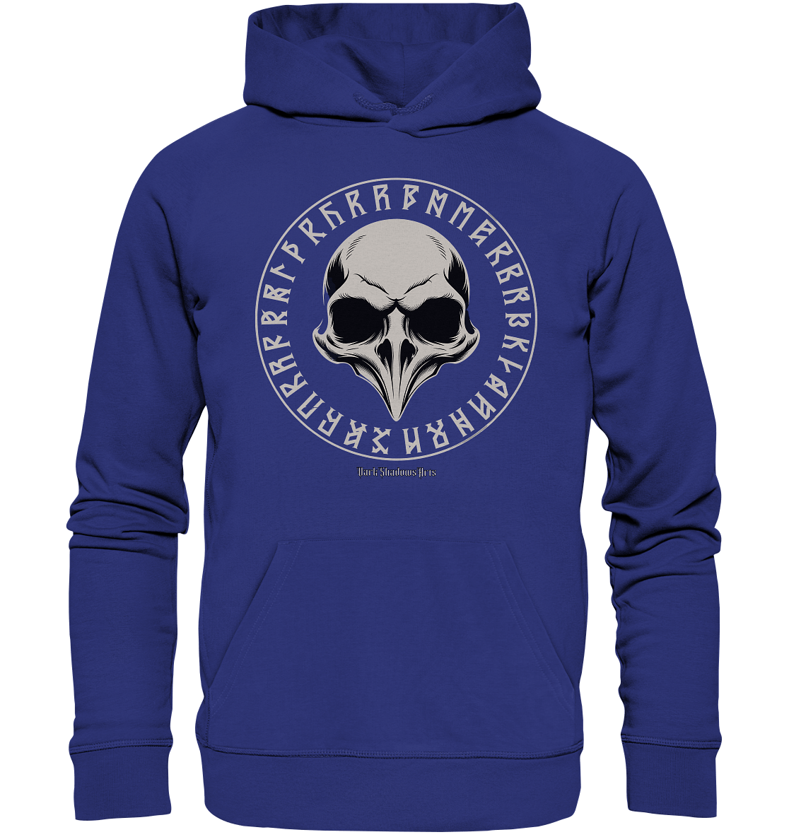Nordic Raven Skull – Mystisches Design für Fans nordischer Ästhetik - Organic Hoodie | Hoodies | Dark Shadows Arts