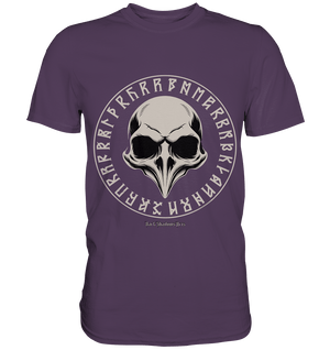 Nordic Raven Skull – Mystisches Design für Fans nordischer Ästhetik - Premium Shirt | Unisex - Shirts | Dark Shadows Arts