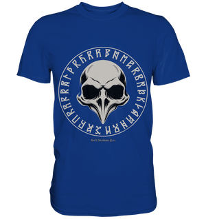 Nordic Raven Skull – Mystisches Design für Fans nordischer Ästhetik - Premium Shirt | Unisex - Shirts | Dark Shadows Arts