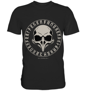 Nordic Raven Skull – Mystisches Design für Fans nordischer Ästhetik - Premium Shirt | Unisex - Shirts | Dark Shadows Arts