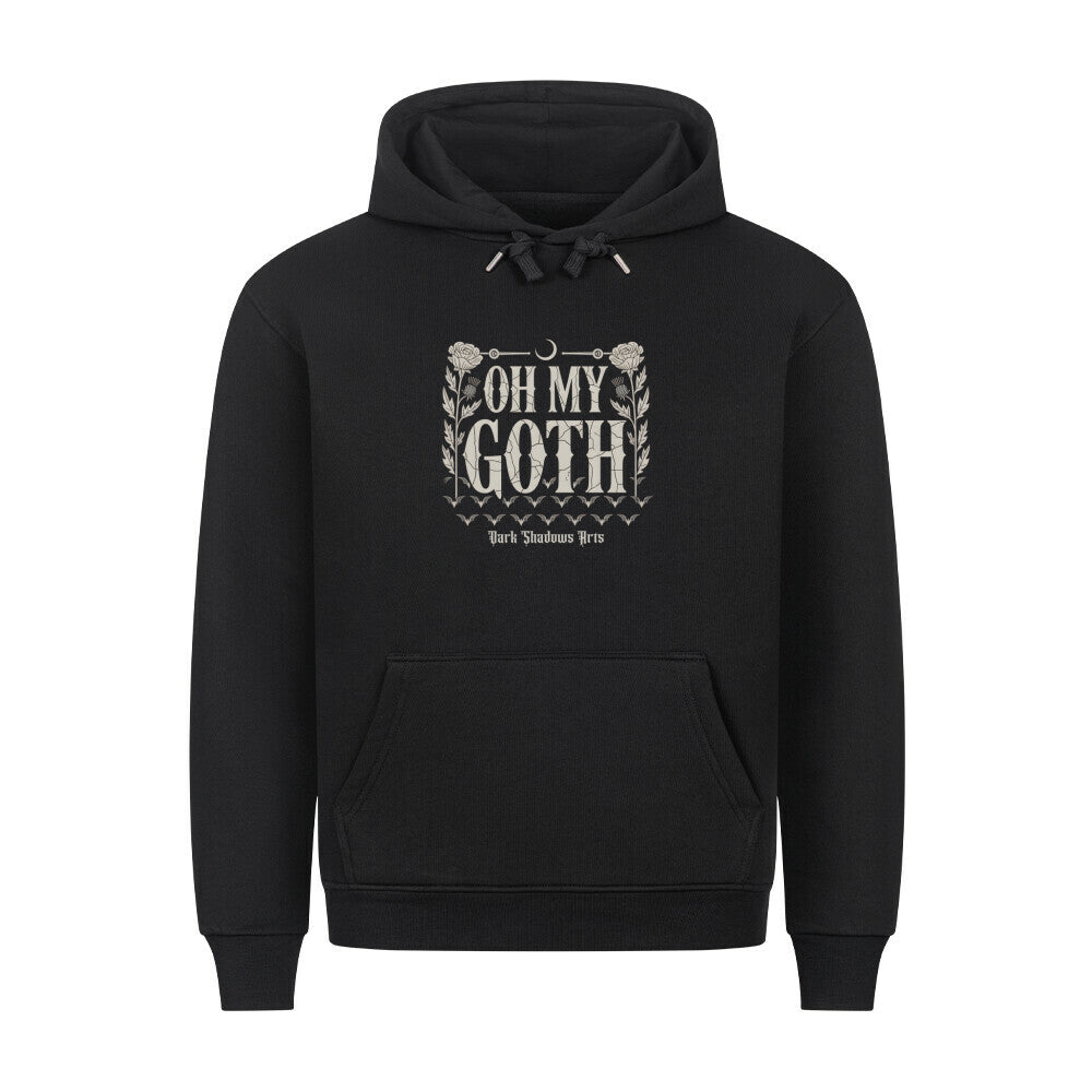 Oh My Goth – Dark Humor & Bat Style - HigherBlanks Premium Hoodie | Hoodie | Dark Shadows Arts