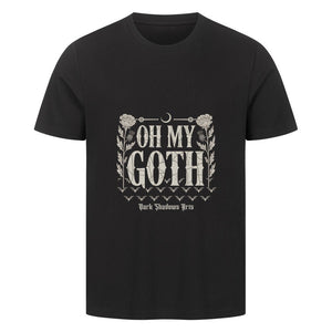 Oh My Goth – Dark Humor & Bat Style - HigherBlanks Premium T-Shirt | T-Shirt | Dark Shadows Arts