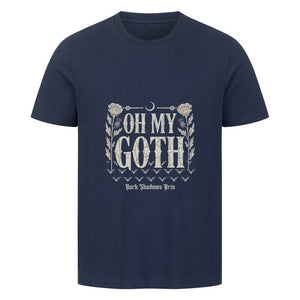 Oh My Goth – Dark Humor & Bat Style - HigherBlanks Premium T-Shirt | T-Shirt | Dark Shadows Arts