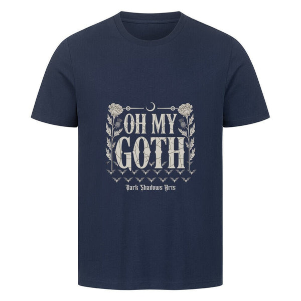 Oh My Goth – Dark Humor & Bat Style - HigherBlanks Premium T-Shirt | T-Shirt | Dark Shadows Arts