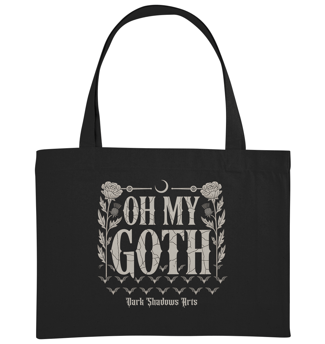 Oh My Goth – Dark Humor & Bat Style - Organic Shopping - Bag - Organic Shopping - Bag | Taschen | Dark Shadows Arts
