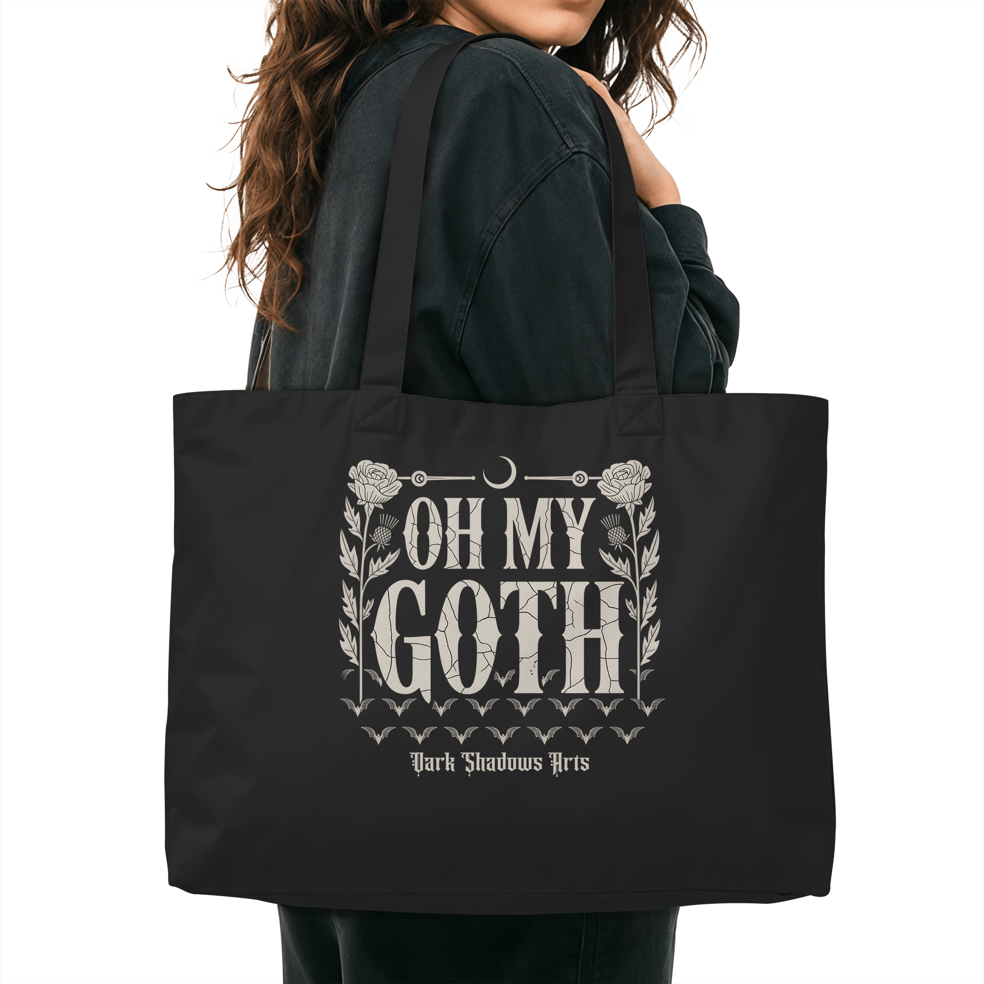 Oh My Goth – Dark Humor & Bat Style - Organic Shopping - Bag - Organic Shopping - Bag | Taschen | Dark Shadows Arts