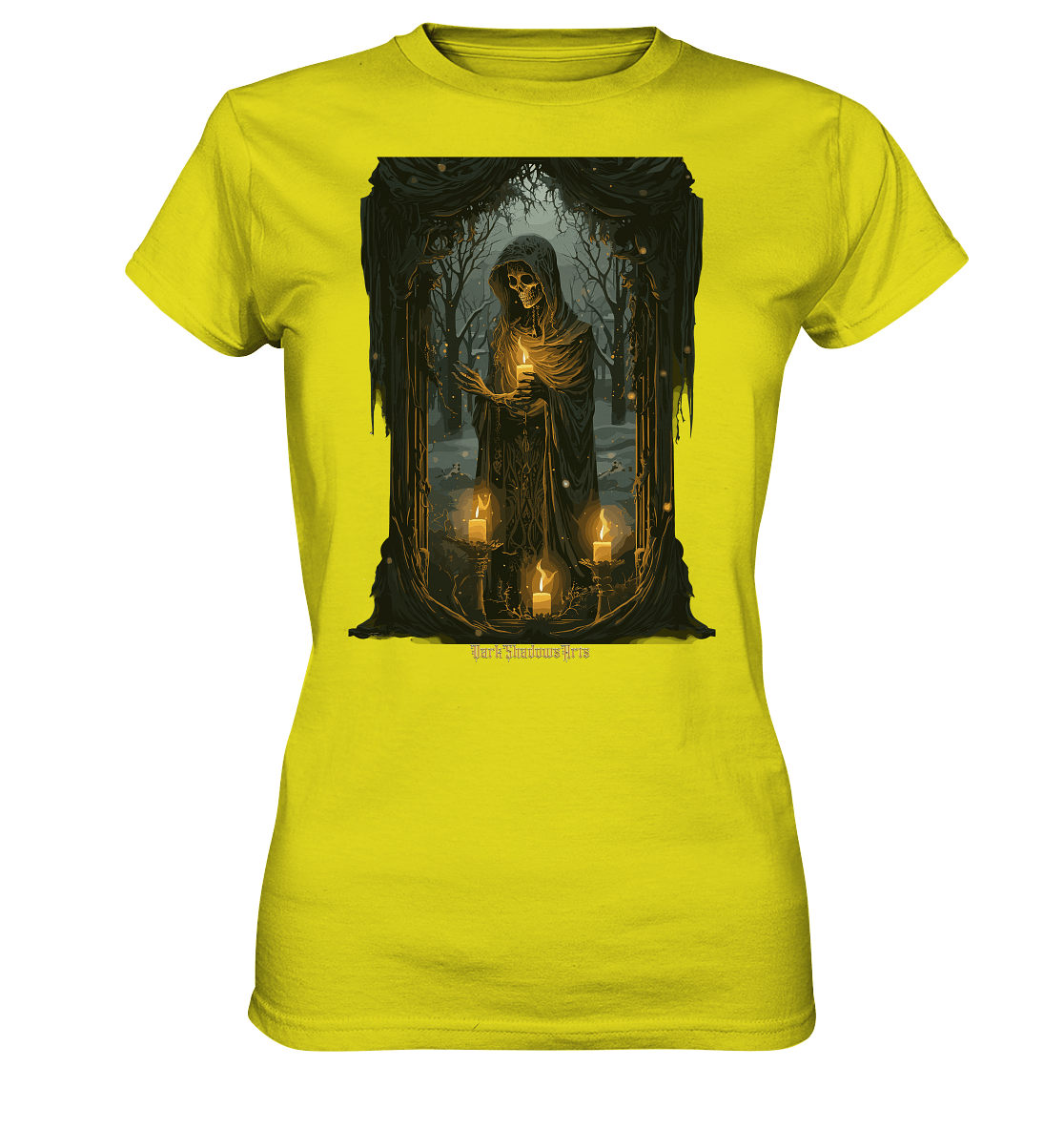Ornate Candles Illuminating – Dunkle Eleganz - Ladies Premium Shirt | Lady - Shirts | Dark Shadows Arts
