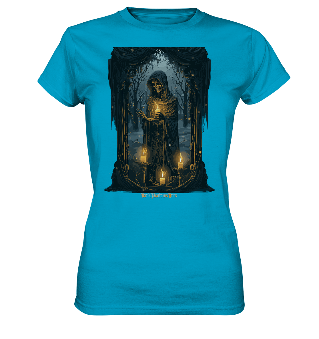 Ornate Candles Illuminating – Dunkle Eleganz - Ladies Premium Shirt | Lady - Shirts | Dark Shadows Arts