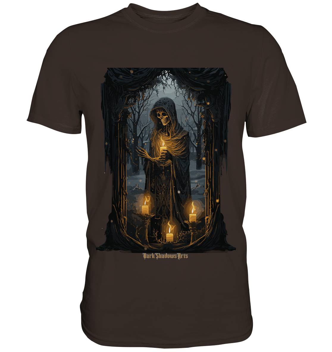 Ornate Candles Illuminating – Dunkle Eleganz - Premium Shirt | Unisex - Shirts | Dark Shadows Arts