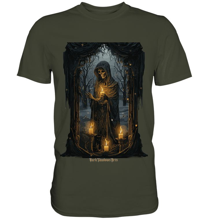Ornate Candles Illuminating – Dunkle Eleganz - Premium Shirt | Unisex - Shirts | Dark Shadows Arts