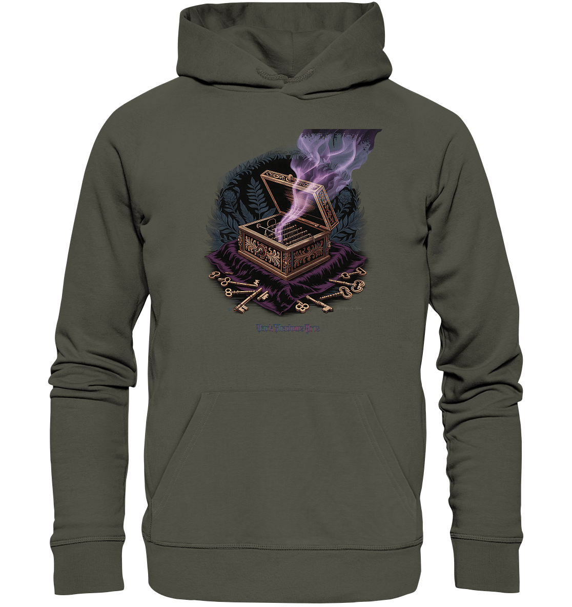 Pandoras Schlüssel - Die düstere Truhe der verlorenen Geheimnisse - Organic Hoodie | Hoodies | Dark Shadows Arts