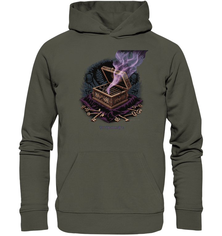 Pandoras Schlüssel - Die düstere Truhe der verlorenen Geheimnisse - Organic Hoodie | Hoodies | Dark Shadows Arts