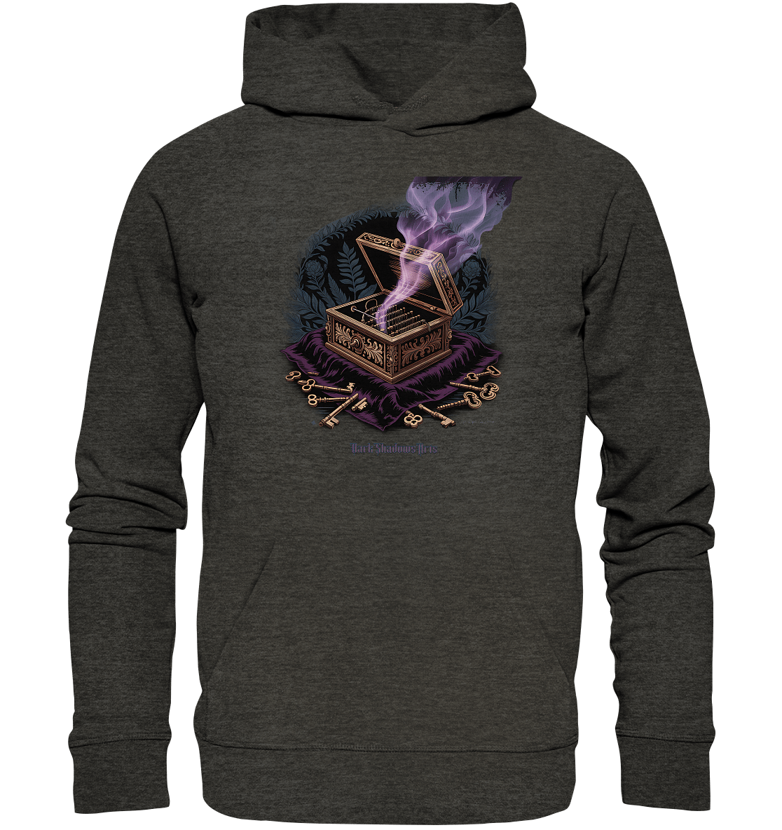 Pandoras Schlüssel - Die düstere Truhe der verlorenen Geheimnisse - Organic Hoodie | Hoodies | Dark Shadows Arts