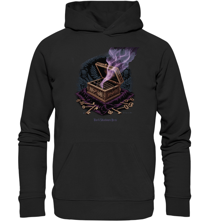 Pandoras Schlüssel - Die düstere Truhe der verlorenen Geheimnisse - Organic Hoodie | Hoodies | Dark Shadows Arts