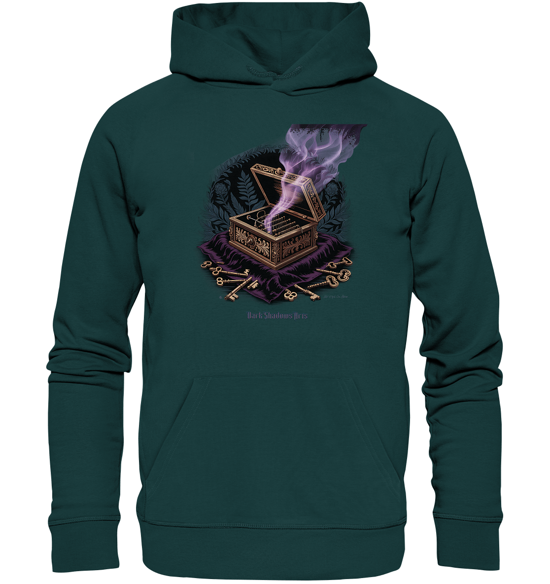 Pandoras Schlüssel - Die düstere Truhe der verlorenen Geheimnisse - Organic Hoodie | Hoodies | Dark Shadows Arts