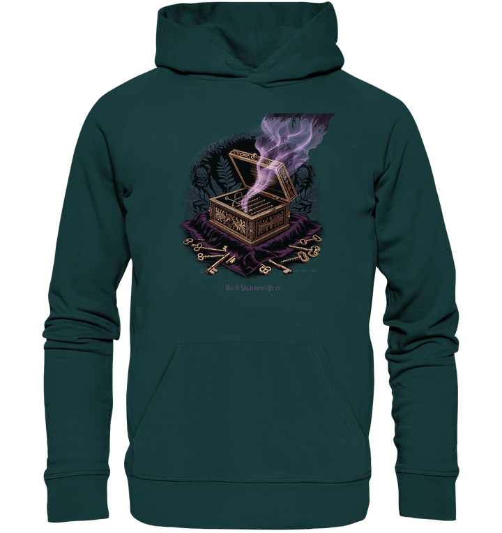 Pandoras Schlüssel - Die düstere Truhe der verlorenen Geheimnisse - Organic Hoodie | Hoodies | Dark Shadows Arts
