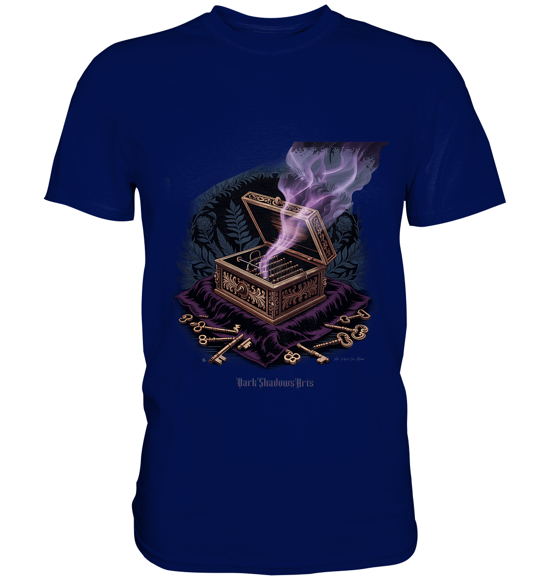 Pandoras Schlüssel - Die düstere Truhe der verlorenen Geheimnisse - Premium Shirt | Unisex - Shirts | Dark Shadows Arts