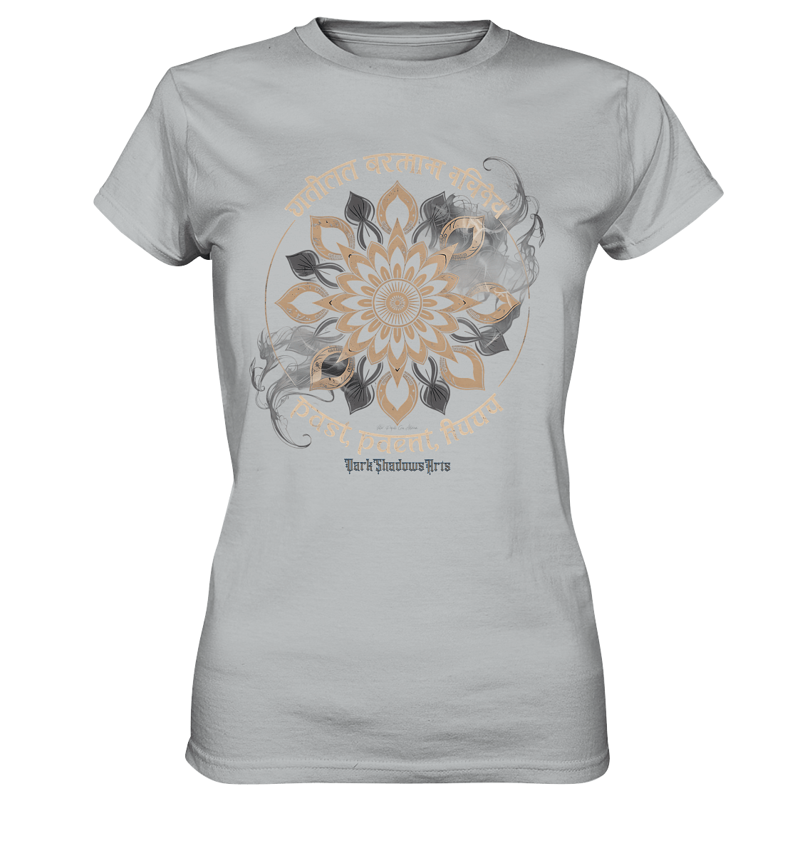 Past Present Future - Mystische Mandala - Symbolik der Zeit - Ladies Premium Shirt | Lady - Shirts | Dark Shadows Arts