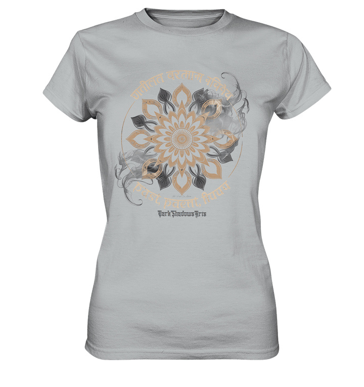Past Present Future - Mystische Mandala - Symbolik der Zeit - Ladies Premium Shirt | Lady - Shirts | Dark Shadows Arts
