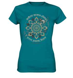Past Present Future - Mystische Mandala - Symbolik der Zeit - Ladies Premium Shirt | Lady - Shirts | Dark Shadows Arts