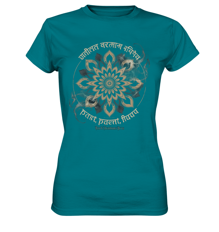 Past Present Future - Mystische Mandala - Symbolik der Zeit - Ladies Premium Shirt | Lady - Shirts | Dark Shadows Arts
