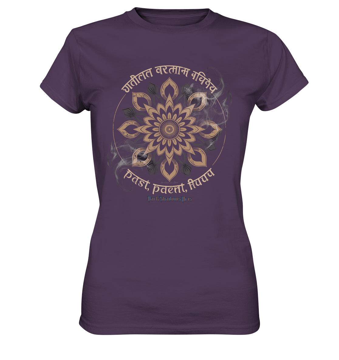 Past Present Future - Mystische Mandala - Symbolik der Zeit - Ladies Premium Shirt | Lady - Shirts | Dark Shadows Arts