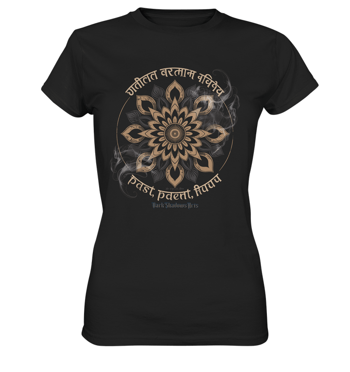 Past Present Future - Mystische Mandala - Symbolik der Zeit - Ladies Premium Shirt | Lady - Shirts | Dark Shadows Arts