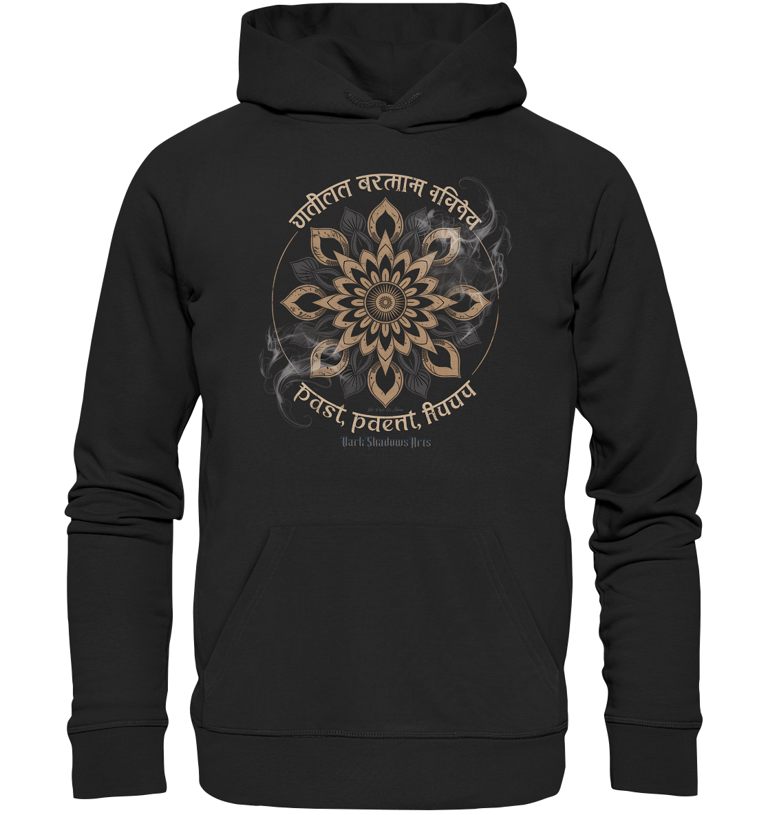 Past Present Future - Mystische Mandala - Symbolik der Zeit - Organic Hoodie | Hoodies | Dark Shadows Arts