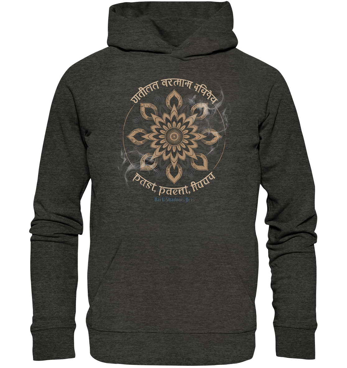 Past Present Future - Mystische Mandala - Symbolik der Zeit - Organic Hoodie | Hoodies | Dark Shadows Arts