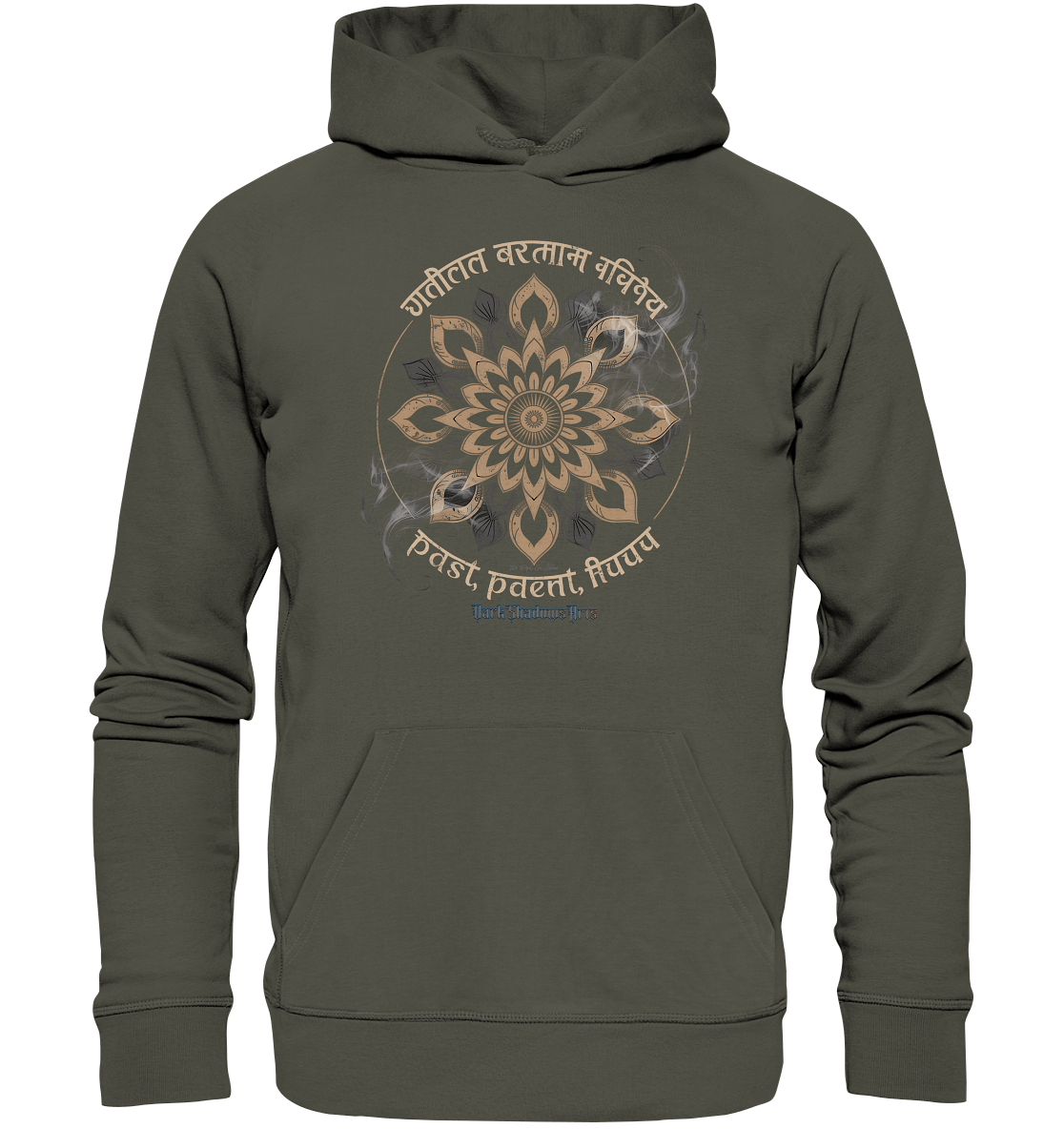Past Present Future - Mystische Mandala - Symbolik der Zeit - Organic Hoodie | Hoodies | Dark Shadows Arts