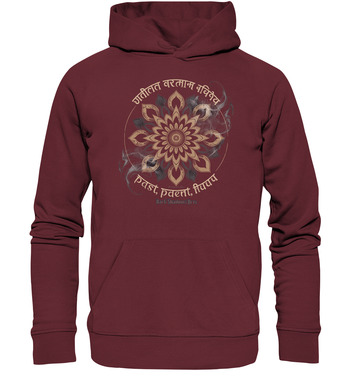 Past Present Future - Mystische Mandala - Symbolik der Zeit - Organic Hoodie | Hoodies | Dark Shadows Arts