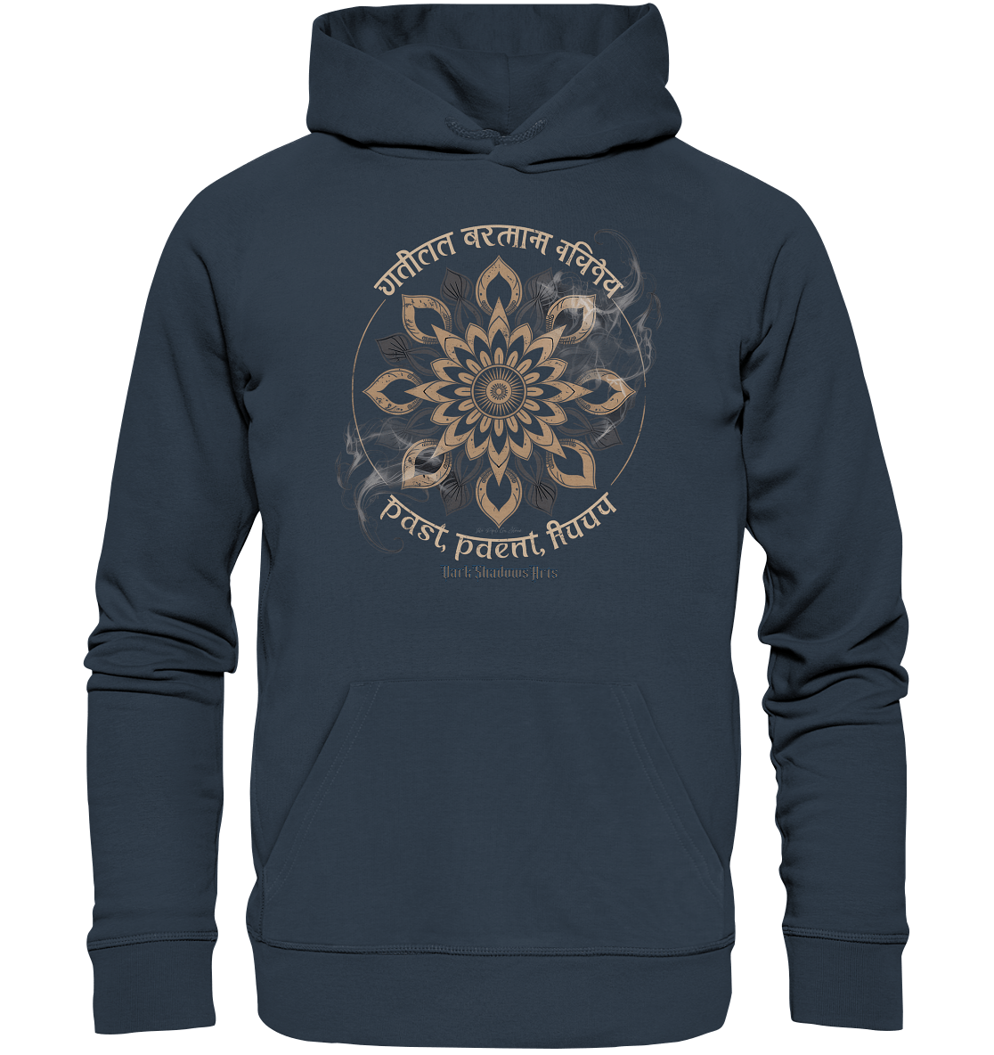 Past Present Future - Mystische Mandala - Symbolik der Zeit - Organic Hoodie | Hoodies | Dark Shadows Arts