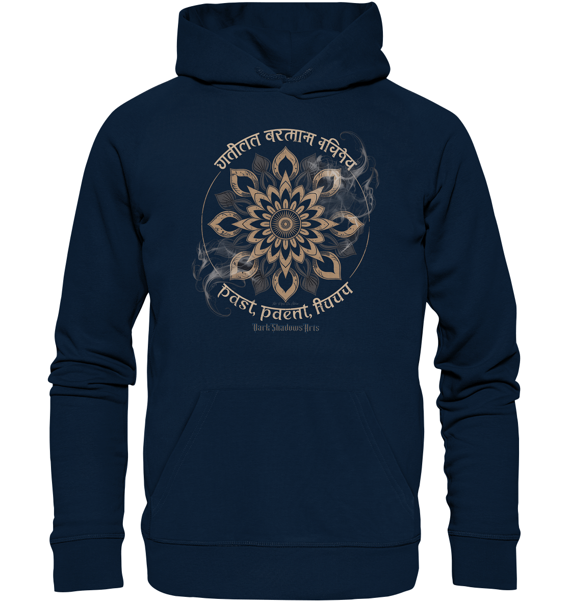 Past Present Future - Mystische Mandala - Symbolik der Zeit - Organic Hoodie | Hoodies | Dark Shadows Arts