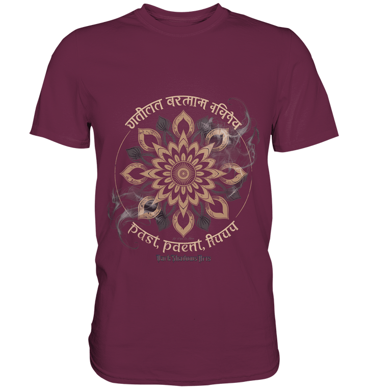 Past Present Future - Mystische Mandala - Symbolik der Zeit - Premium Shirt | Unisex - Shirts | Dark Shadows Arts