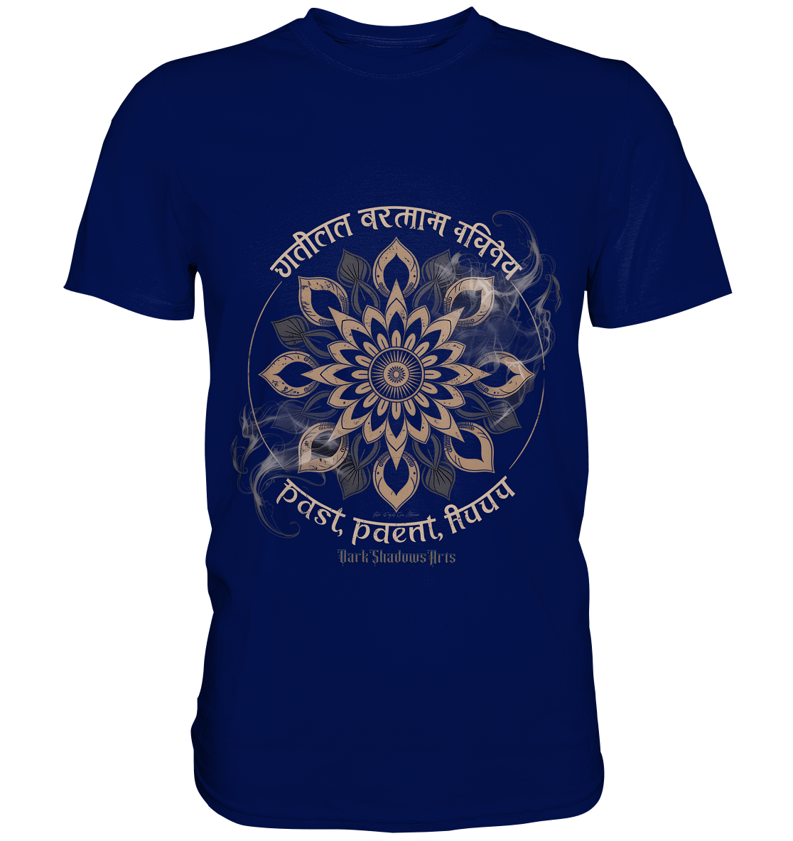 Past Present Future - Mystische Mandala - Symbolik der Zeit - Premium Shirt | Unisex - Shirts | Dark Shadows Arts