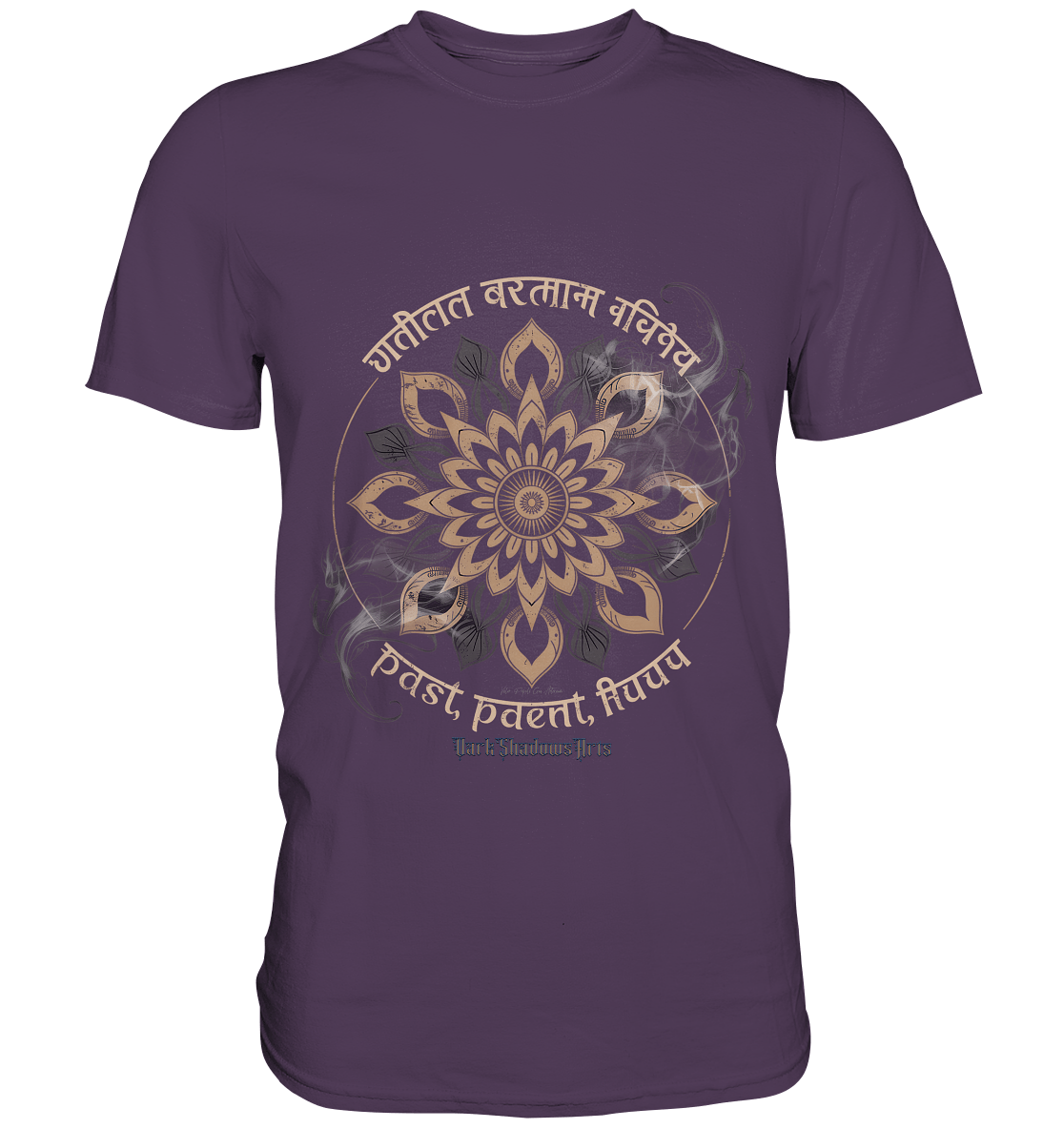 Past Present Future - Mystische Mandala - Symbolik der Zeit - Premium Shirt | Unisex - Shirts | Dark Shadows Arts