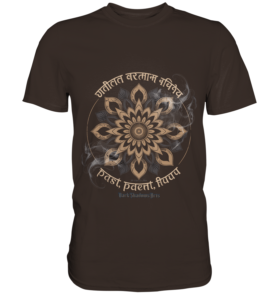 Past Present Future - Mystische Mandala - Symbolik der Zeit - Premium Shirt | Unisex - Shirts | Dark Shadows Arts