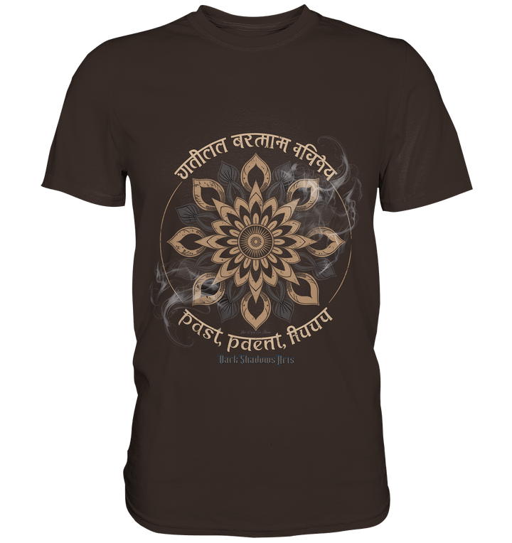 Past Present Future - Mystische Mandala - Symbolik der Zeit - Premium Shirt | Unisex - Shirts | Dark Shadows Arts