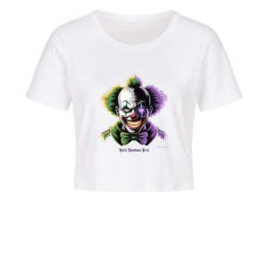 Pennywise Smile - Ladies Cropped Tee | T-Shirt | Dark Shadows Arts
