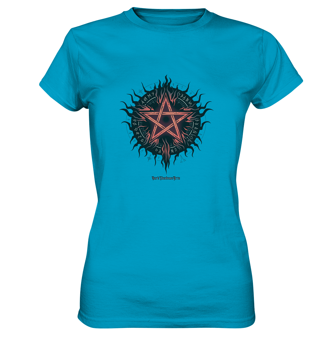 Pentagram mit Runen - Mystik & Okkulte Kräfte - Ladies Premium Shirt | Lady - Shirts | Dark Shadows Arts
