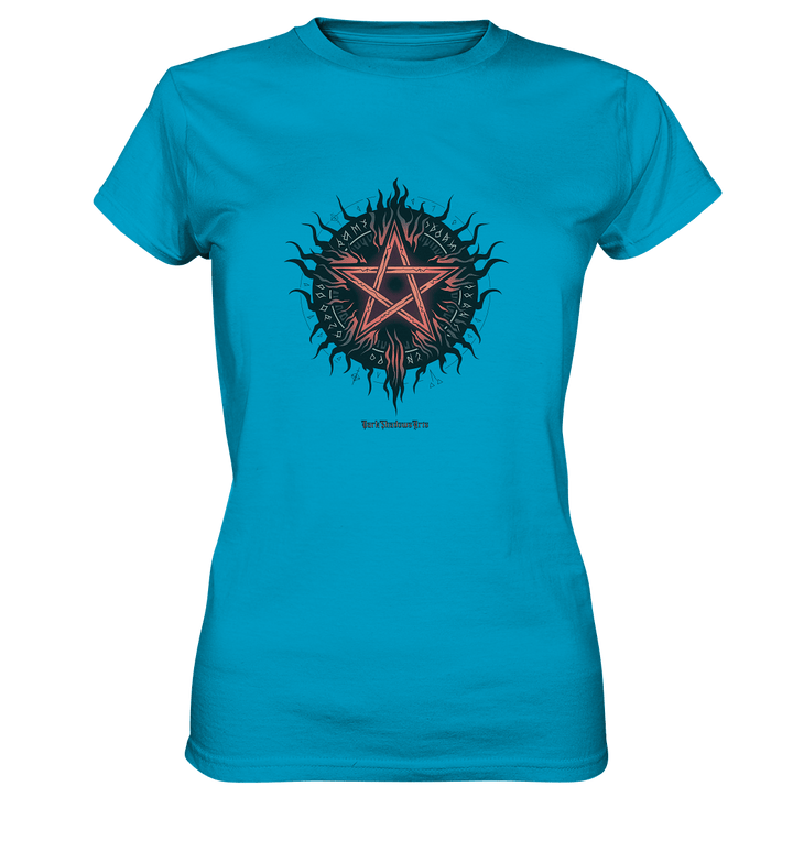 Pentagram mit Runen - Mystik & Okkulte Kräfte - Ladies Premium Shirt | Lady - Shirts | Dark Shadows Arts