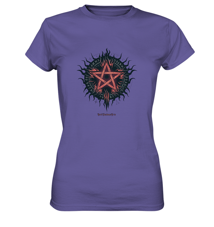 Pentagram mit Runen - Mystik & Okkulte Kräfte - Ladies Premium Shirt | Lady - Shirts | Dark Shadows Arts