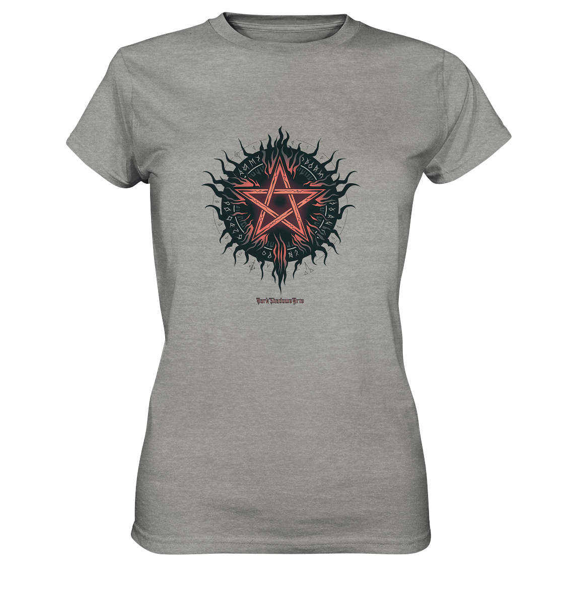 Pentagram mit Runen - Mystik & Okkulte Kräfte - Ladies Premium Shirt | Lady - Shirts | Dark Shadows Arts