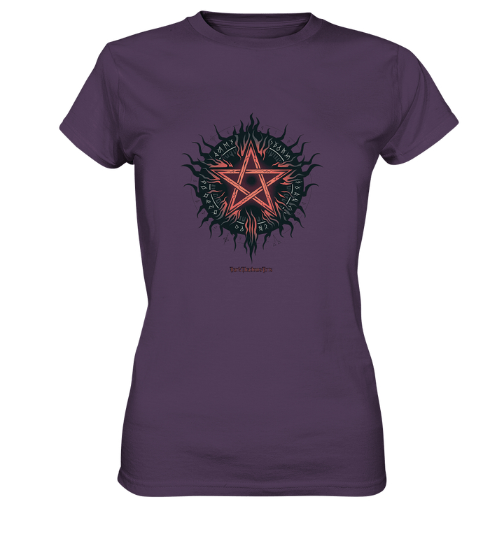 Pentagram mit Runen - Mystik & Okkulte Kräfte - Ladies Premium Shirt | Lady - Shirts | Dark Shadows Arts