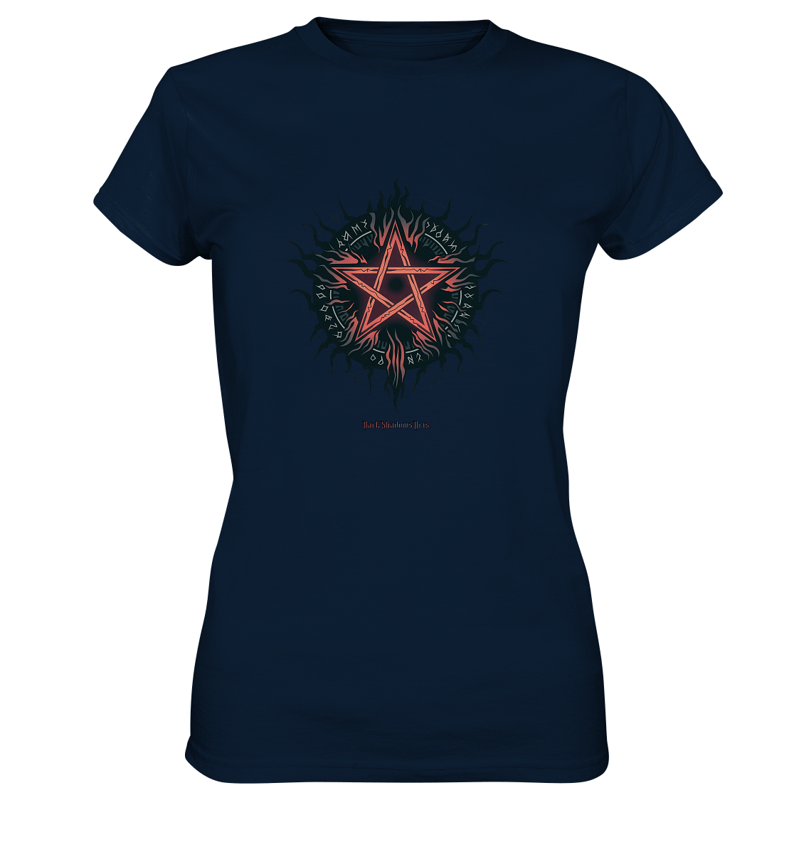 Pentagram mit Runen - Mystik & Okkulte Kräfte - Ladies Premium Shirt | Lady - Shirts | Dark Shadows Arts