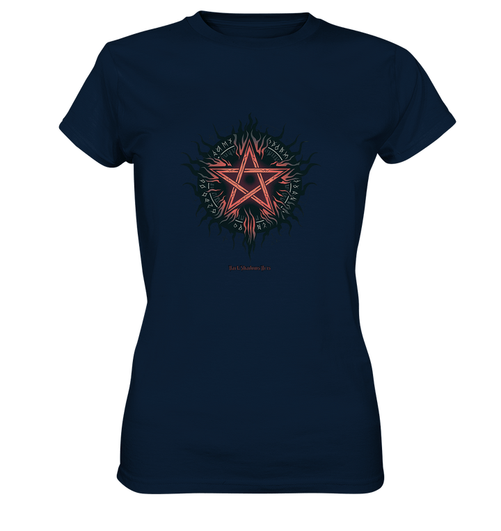 Pentagram mit Runen - Mystik & Okkulte Kräfte - Ladies Premium Shirt | Lady - Shirts | Dark Shadows Arts