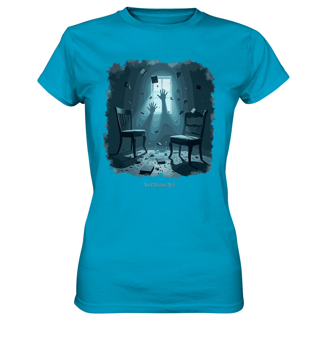 Poltergeist Ghostly Chaos - Ladies Premium Shirt | Lady - Shirts | Dark Shadows Arts