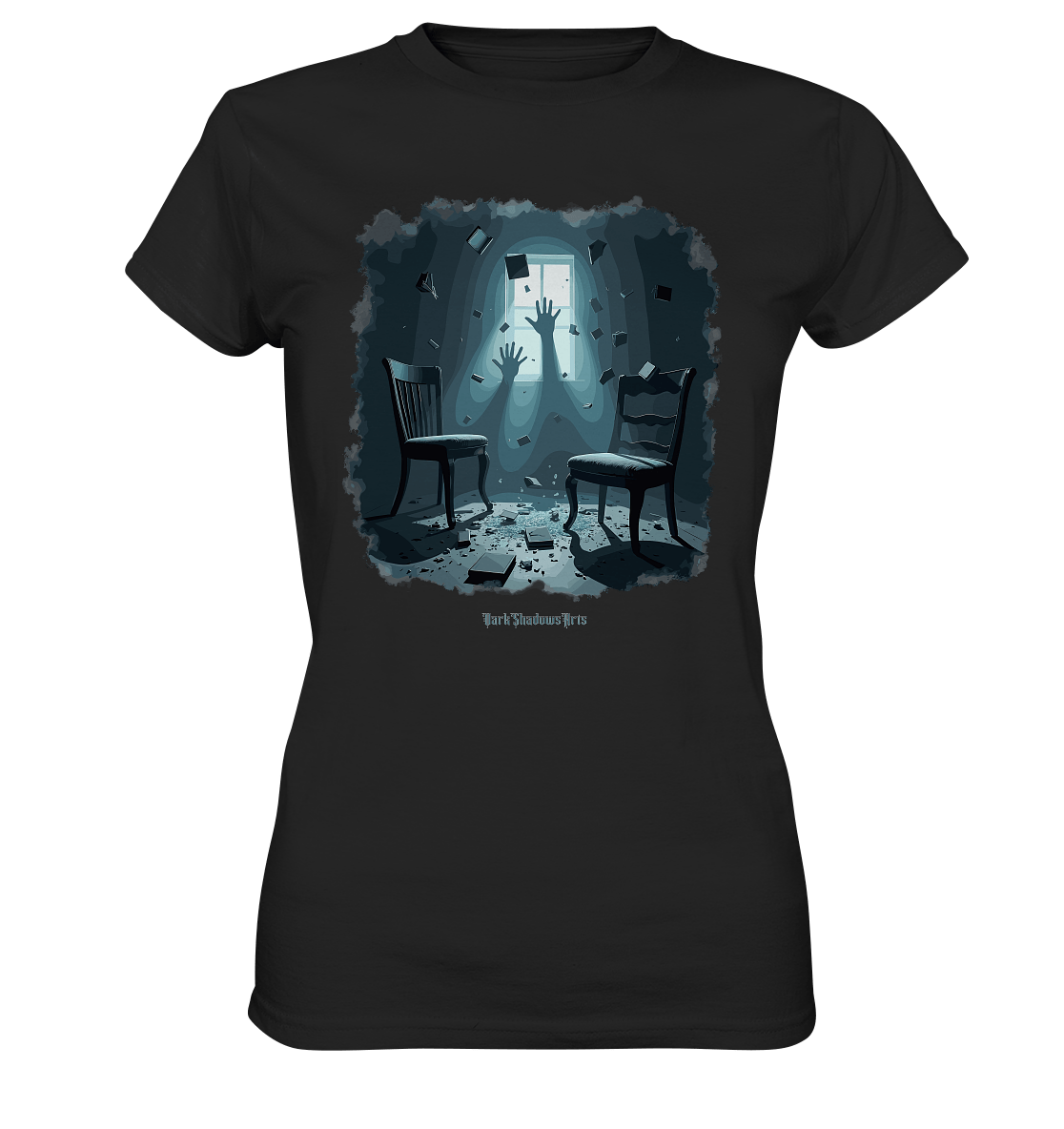 Poltergeist Ghostly Chaos - Ladies Premium Shirt | Lady - Shirts | Dark Shadows Arts